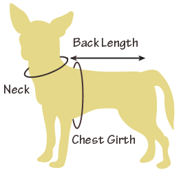 Measuring dog for clearance sweater