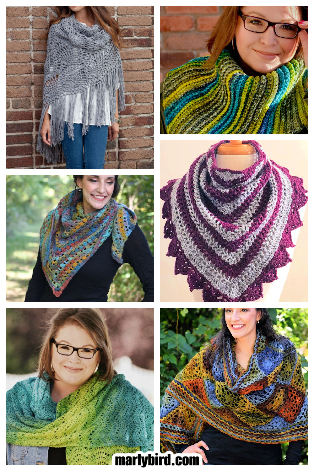 Free Crochet Prayer Shawl Patterns on the Marly Bird Website - more than 10 patterns to inspire and encourage - Marly Bird
