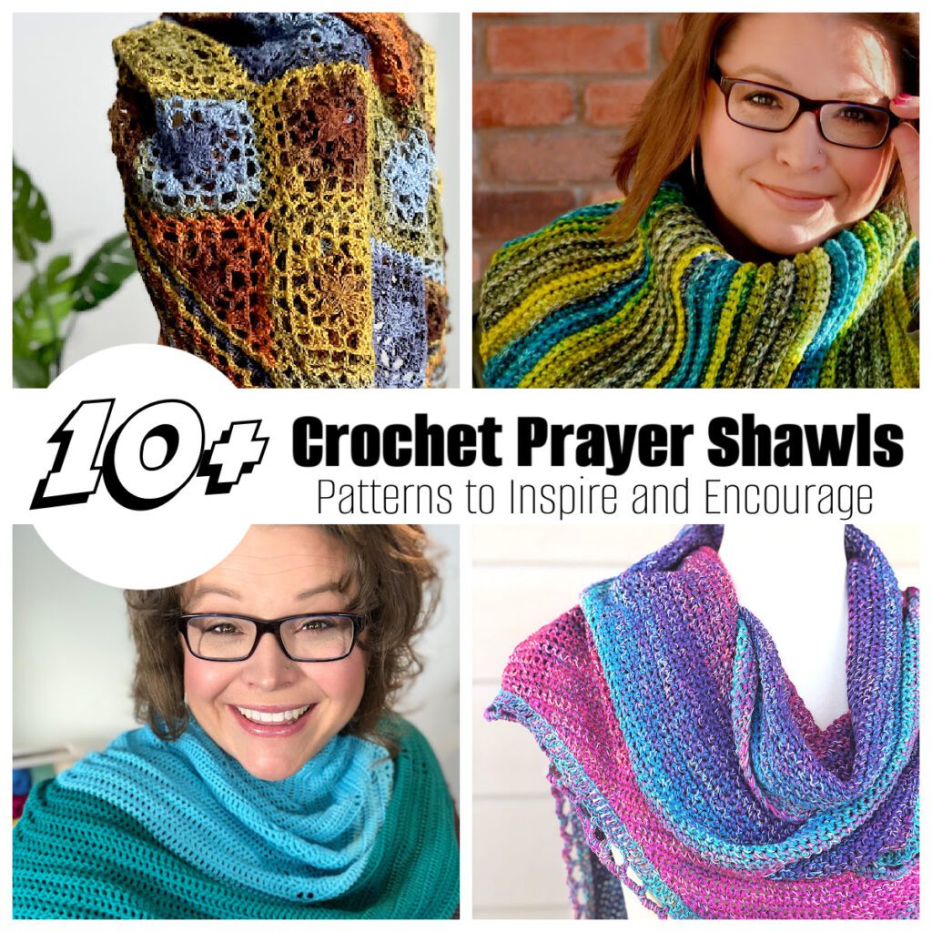 collection of more than 10 crochet shawl patterns perfect for prayer shawls - marly bird