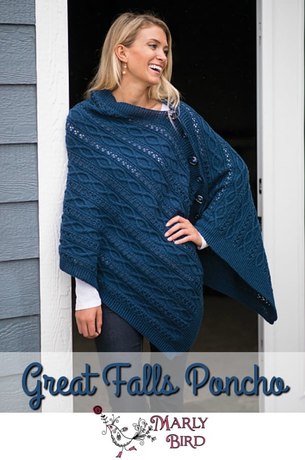 Great Falls Poncho-One Dollar Wednesday with Marly Bird