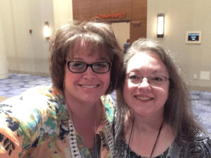 Marly and Tammy recently at Stitches Midwest (Marly's picture)