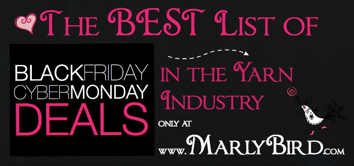 The Best List of Black Friday and Cyber Monday Deals in the Yarn Industry