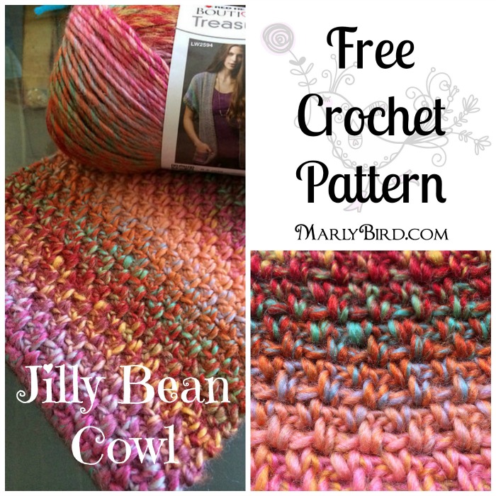 one ball crochet cowl pattern - Jilly Bean Cowl - Marly Bird