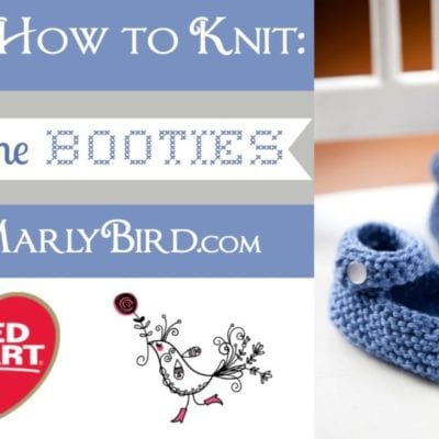 Knit Booties Baby Jane