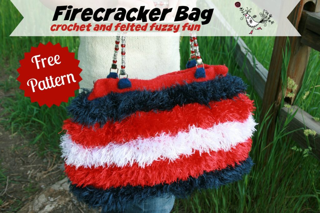 Firecracker Bag Pattern FREE at MarlyBird.com