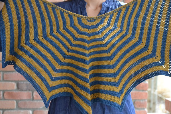 Stellar Stripes Shawl by Marly Bird: Free Pattern Crochet