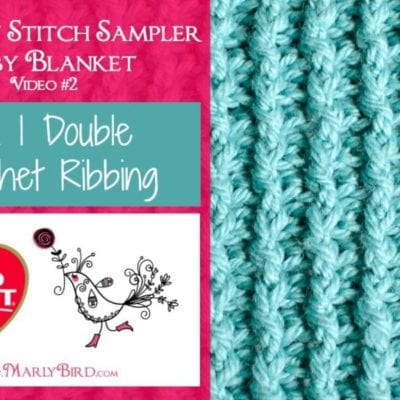 1 x 1 Double Crochet Ribbing