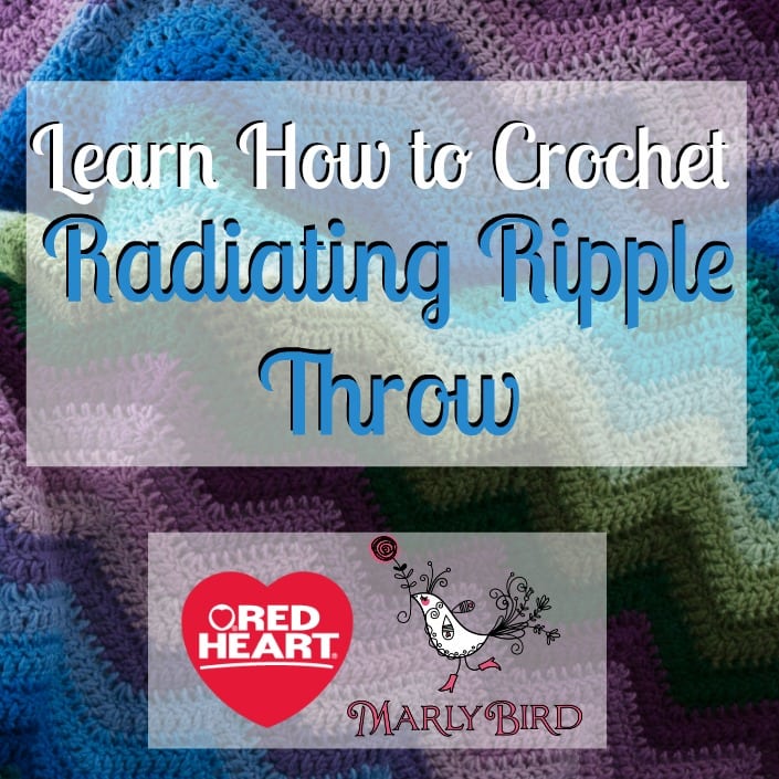 Learn How to Crochet the Radiating Ripple Throw