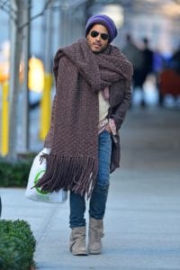 Lenny Kravitz scarf