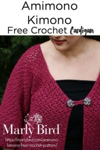 Amimono Kimono Free Crochet Sweater Pattern by Marly Bird™