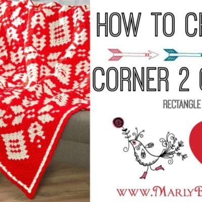 Corner-to-Corner Rectangle Using Half Double Crochet