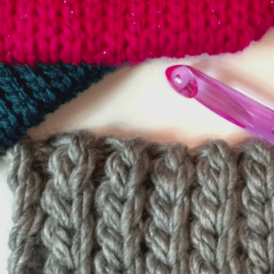 Crochet Slip Stitch Ribbing for Super Stretch
