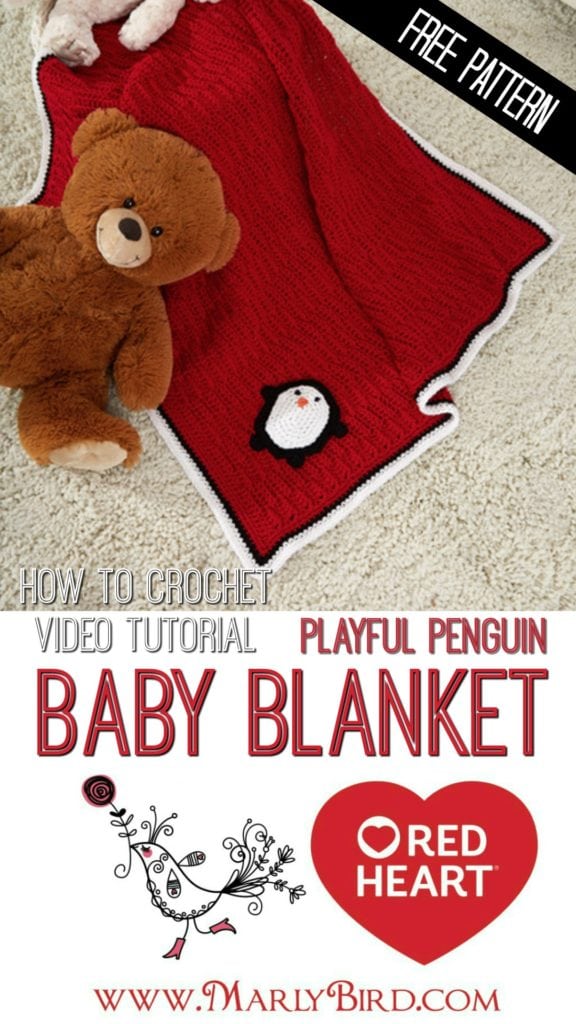 How To Crochet the Playful Penguin Blanket