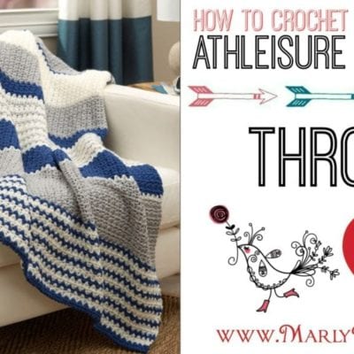 Athleisure Striping Throw Crochet Pattern