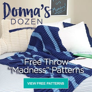 Donna's Dozen Free Throw Madness Patterns by Red Heart