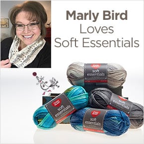 Marly Bird Loves Red Heart Soft Essentials Yarn
