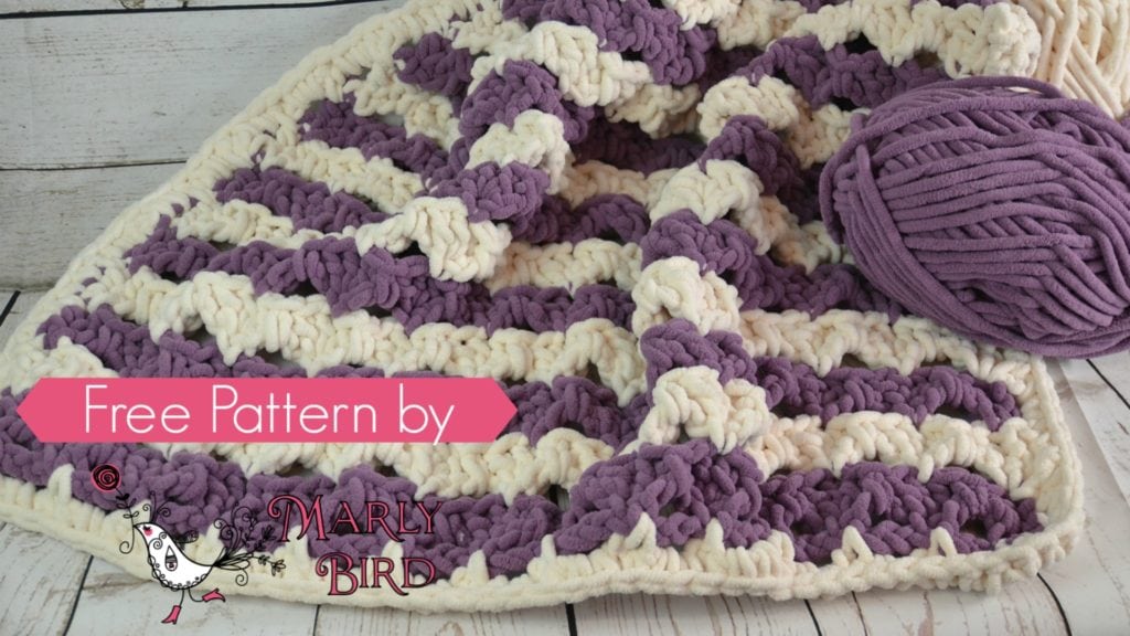 Crochet Beginner Shells Blanket