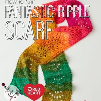 How to Knit Fantastic Ripple Scarf Easy Lace