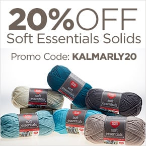 20% off Red Heart Soft Essentials Solids