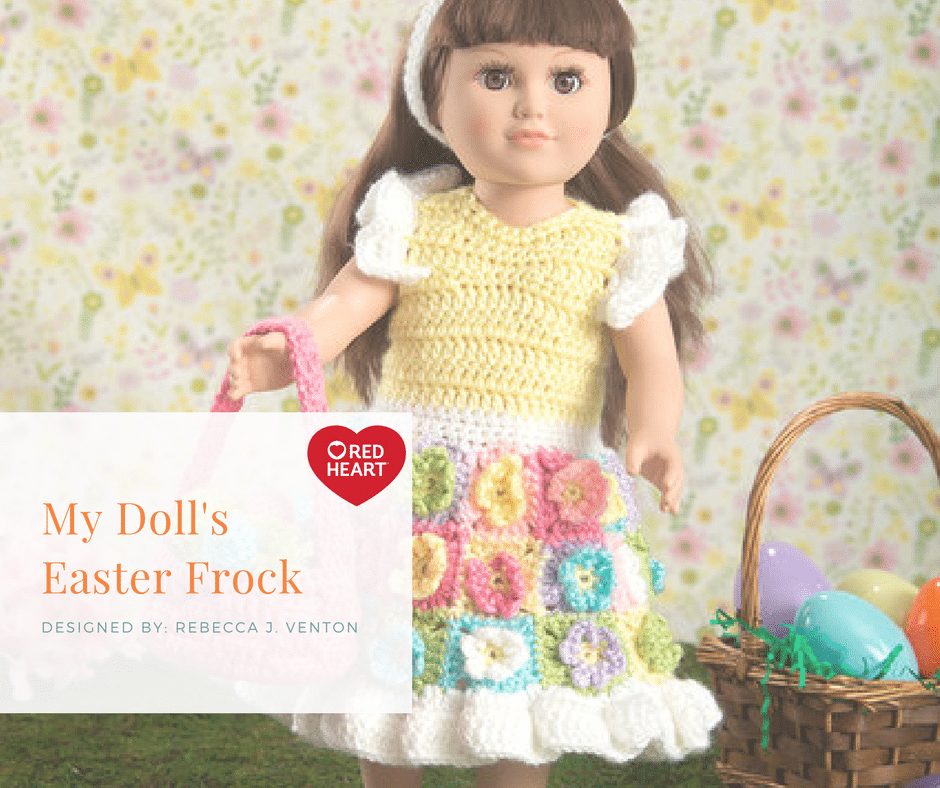 Red Heart My Doll's Easter Frock