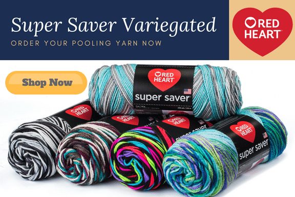 Red Heart Super Saver Variegated Crochet Yarn - Marly Bird 