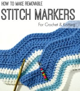 How to make removable stitch marker