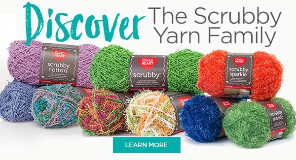 Discover the Scrubby Yarn Family from Red Heart