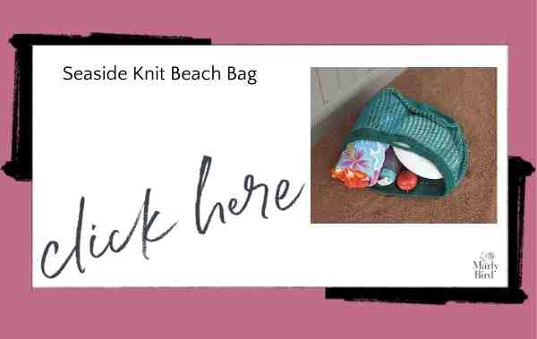 seaside knit beach bag pattern