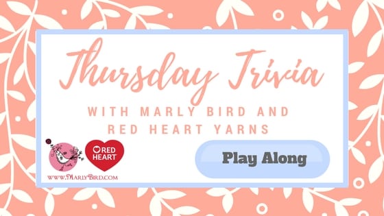 Thursday Trivia with Marly Bird and Red Heart