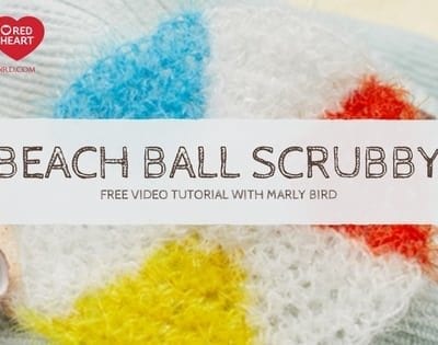 How to Crochet Beach Ball Crochet Pattern Scrubby