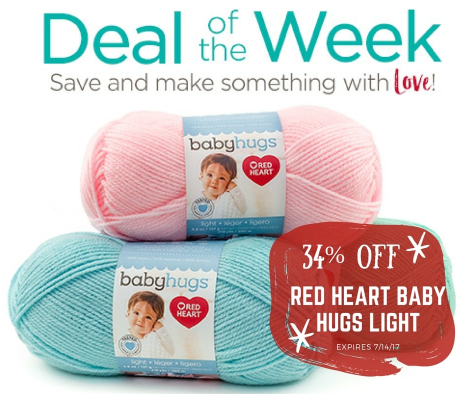 Red Heart Baby Hugs Light Deal of the week