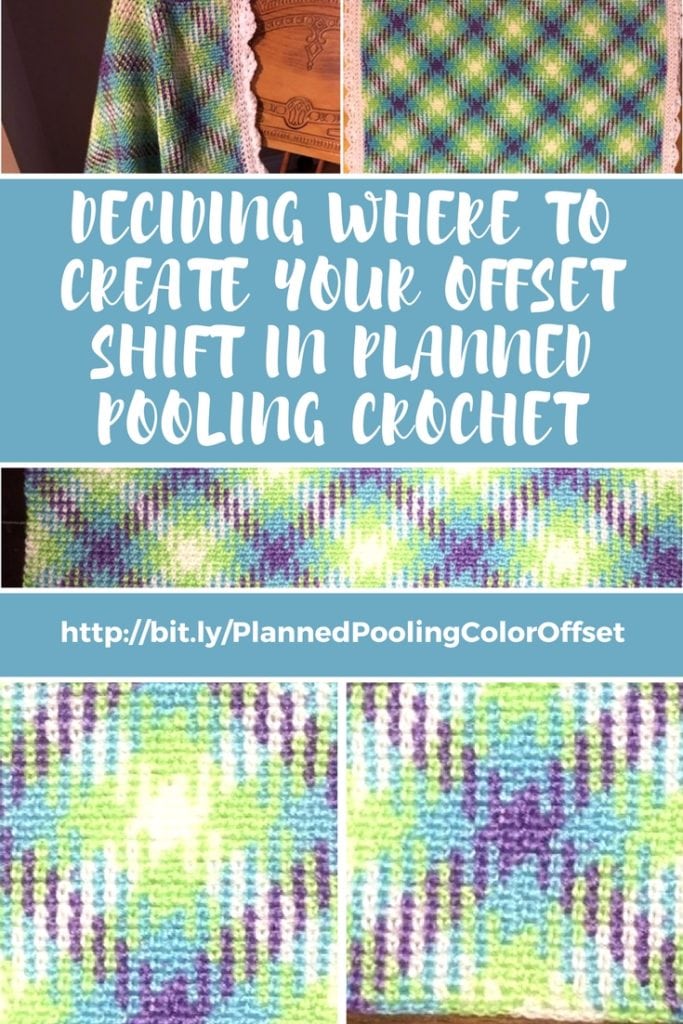Deciding where to create your offset shirt in planned pooling crochet