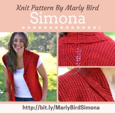 Simona Vest Knit Pattern By Marly Bird