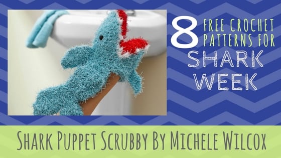 Shark Puppet Scrubby By Michele Wilcox