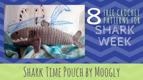 Shark Time Pouch by Moogly