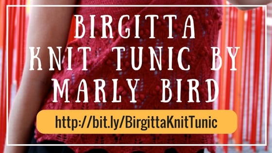 Birgitta Knit Tunic pattern by Marly Bird