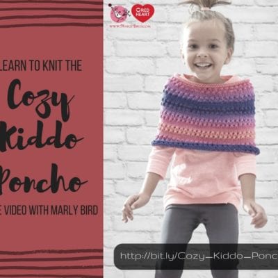 Knitting the Cozy Kiddo Poncho