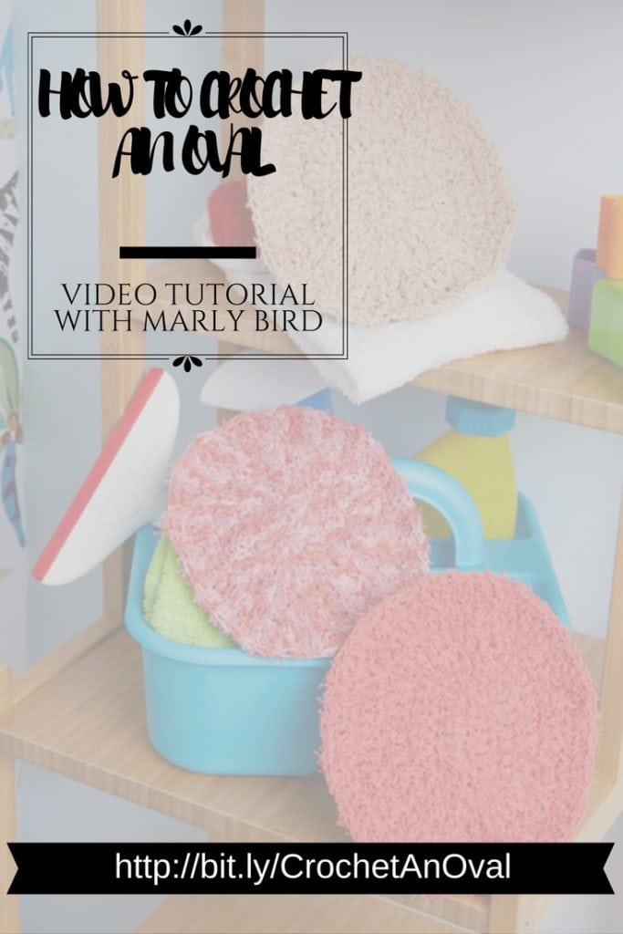 How to Crochet an oval-video tutorial with Marly Bird