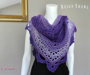 Reign Shawl by Cre*tion Crochet