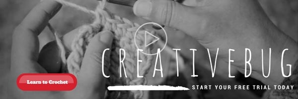 Learn to crochet with creativebug