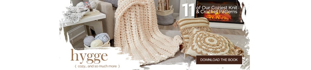 FREE Hygge Patterns from Red Heart