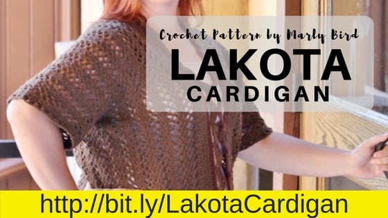 Lakota Crochet Cardigan-Crochet pattern by Marly Bird