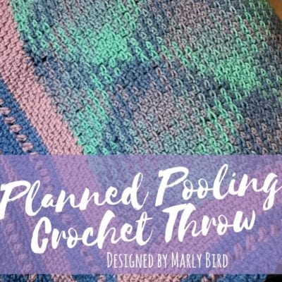 Planned Pooling Crochet Throw Free Pattern