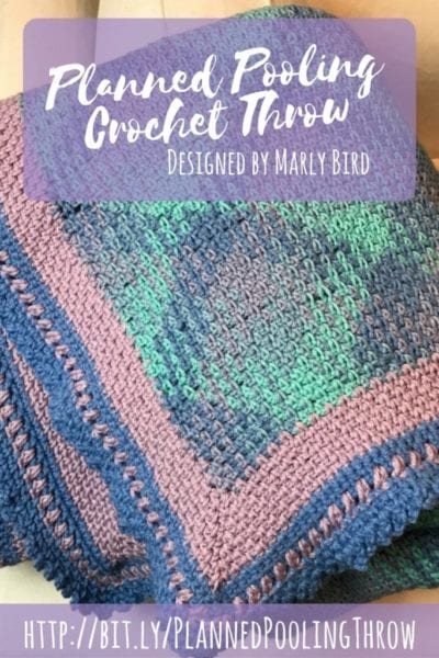 Planned Pooling Crochet Throw Free Pattern - Marly Bird