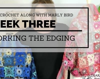 Marly Bird Granny Square Motif Cardigan Section 3 Edging