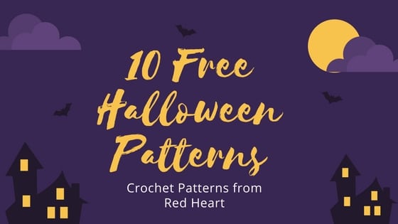 10 FREE Crochet Halloween Patterns from Red Heart