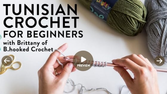 Craftsy Class-Tunisian Crochet for Beginners