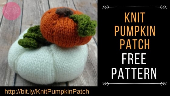 Knit your own pumpkin patch with Marly Bird's FREE pumpkin pattern