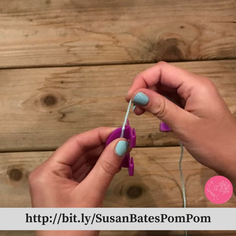 Photo Tutorial How to Making Pom Poms with the Susan Bates Pom Pom Maker