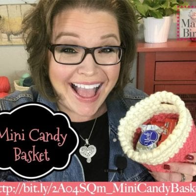 Hygge Crochet Mini Candy Basket